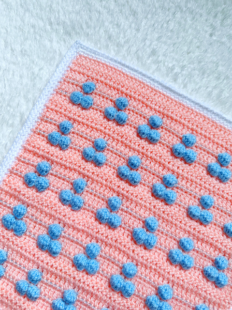 Blossoming Bobble Blanket