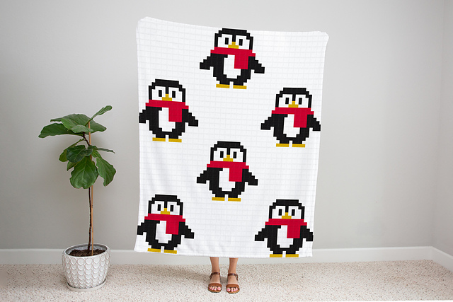 C2C Little Penguin Blanket