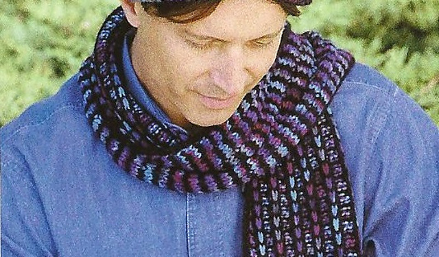 Denim Blues Scarf