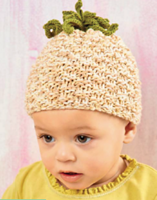 Pineapple Baby Hat