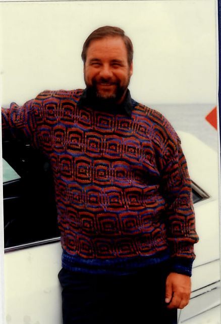 Andee Pin Box Mosaic Stitch Sweater