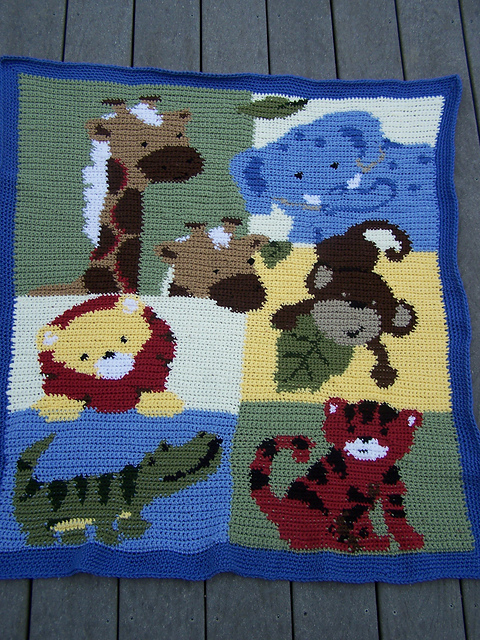 Jungle Buddies Blanket #99793
