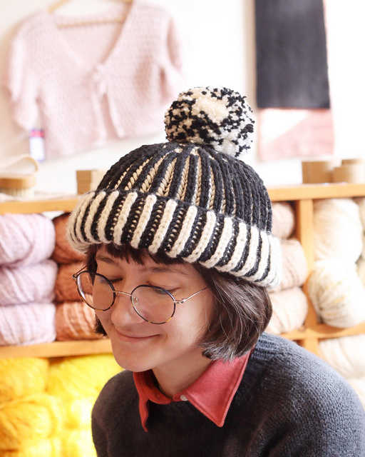 Ravelry: Brioche Hat pattern by Cleo Malone