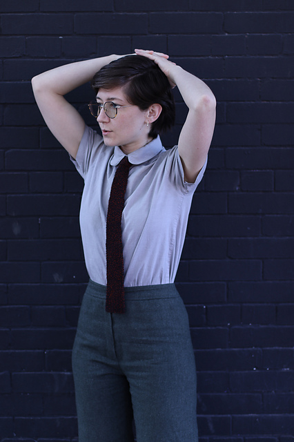Knitted Neck Tie No. 1