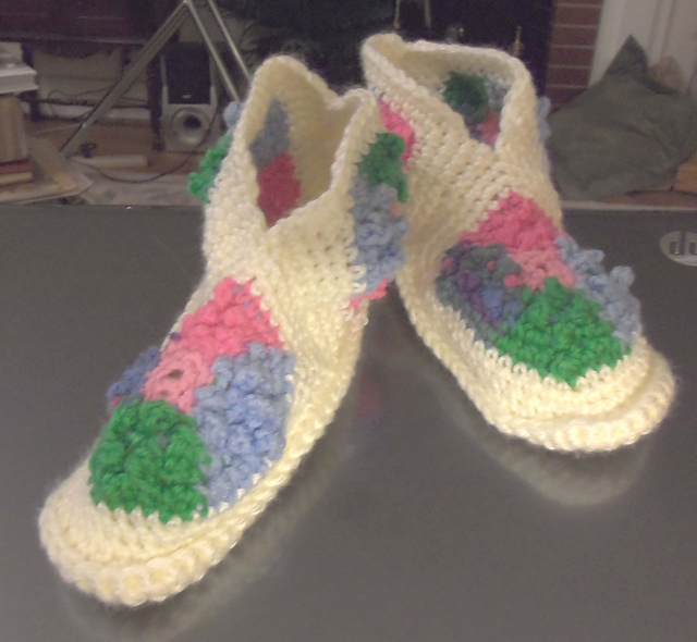 Granny Square Booties