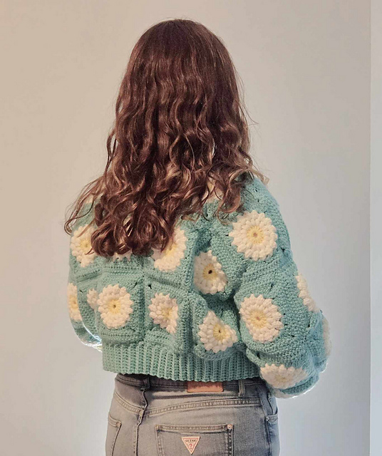 Ravelry: Cozy Flower Cardigan pattern by Chloé Girouard