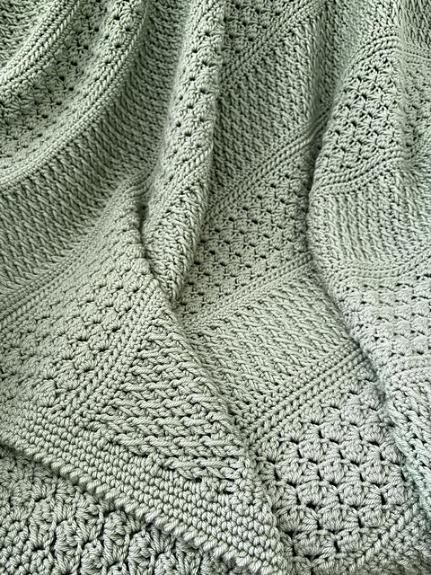 Field and Forest Crochet Throw