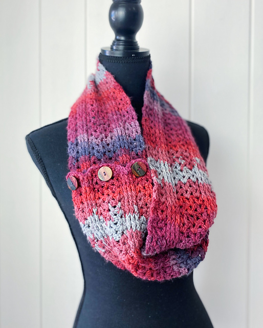 Painterly Infinity Scarf