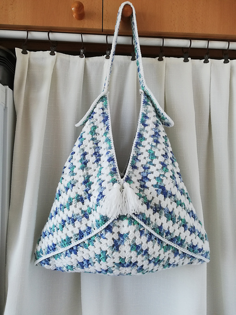 Simple "3-square" shoulder bag