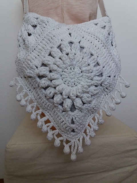 Retro Romantic Bag with a Fringe