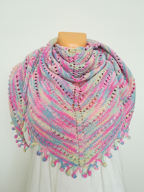 Pastel shawl