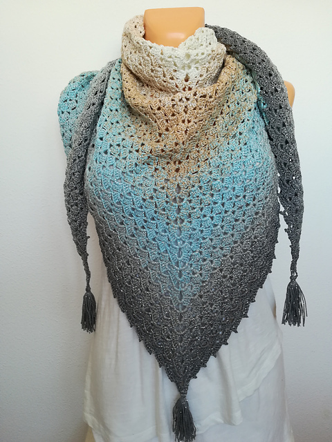 Beach colored scarf