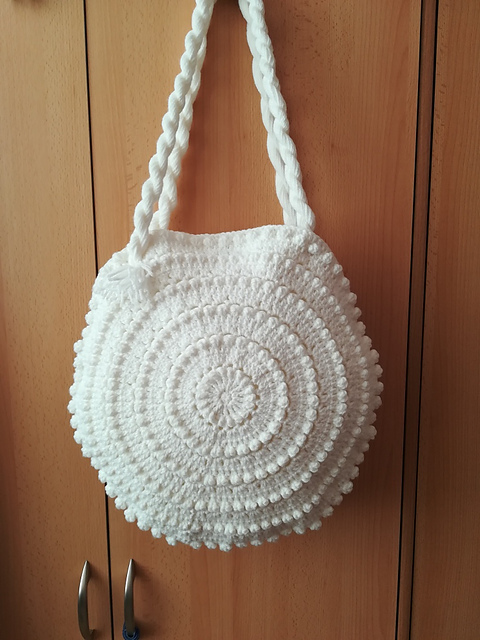 Big white shoulder bag