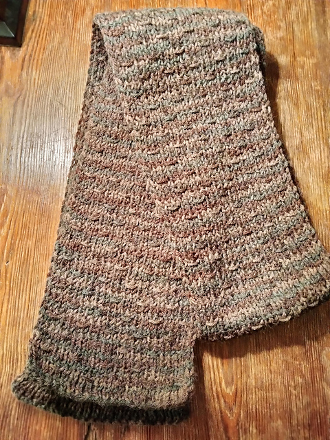 (S)mock Reversibly "Cabled" Scarf 