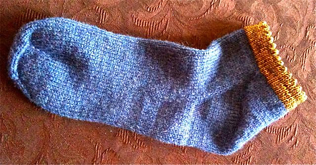 Five Part Socks with Tab Toe