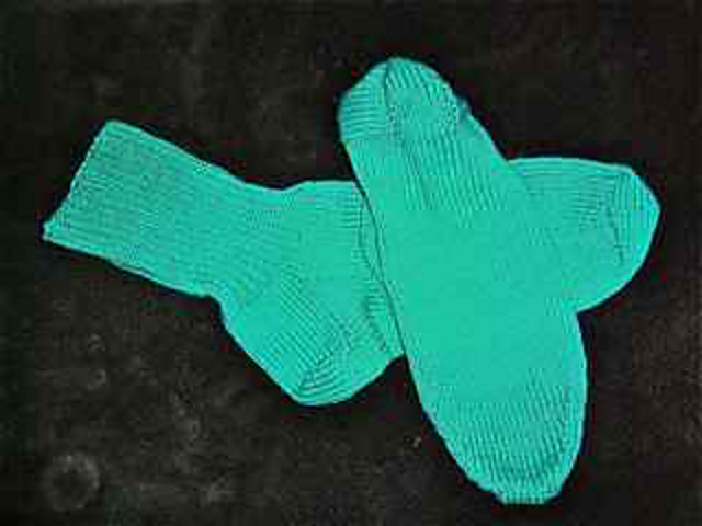 Square Heel Cotton Socks