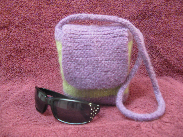Felted Mini Messenger Bag