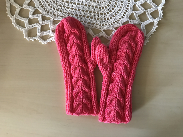 Jiffy Cable Mittens #138