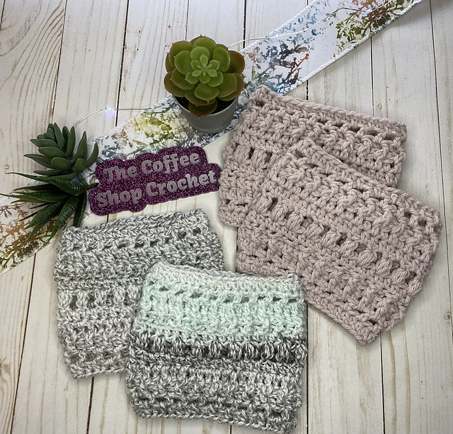 A Latte Texture Boot Cuffs
