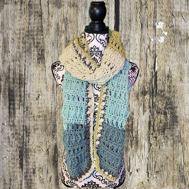 A Latte Texture Scarf