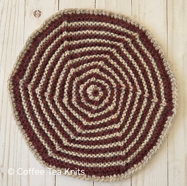 Striped Spiral Hotpad/Trivet