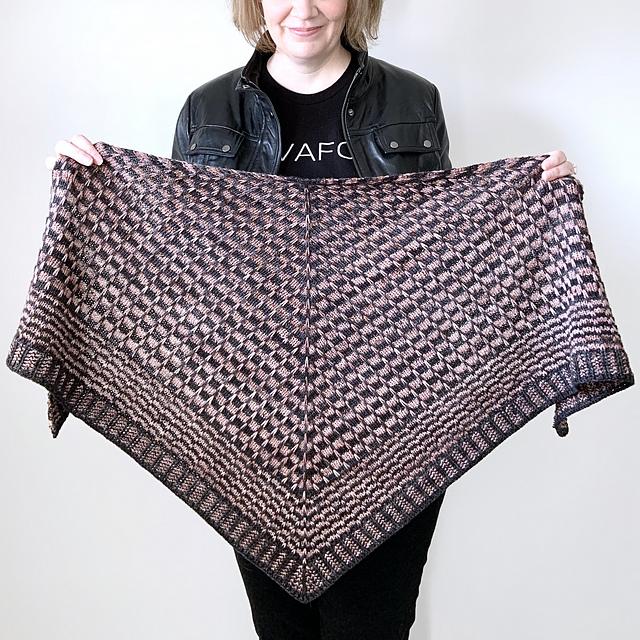 The Rain Must Fall Shawl