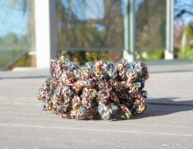 Corallium Beaded Cuff