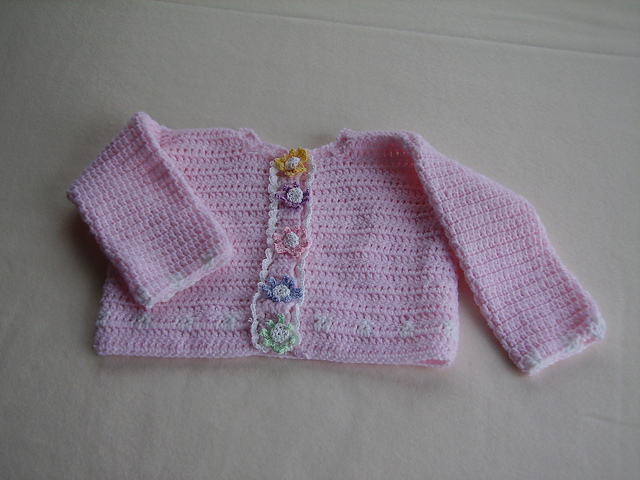Flower Button Sweater