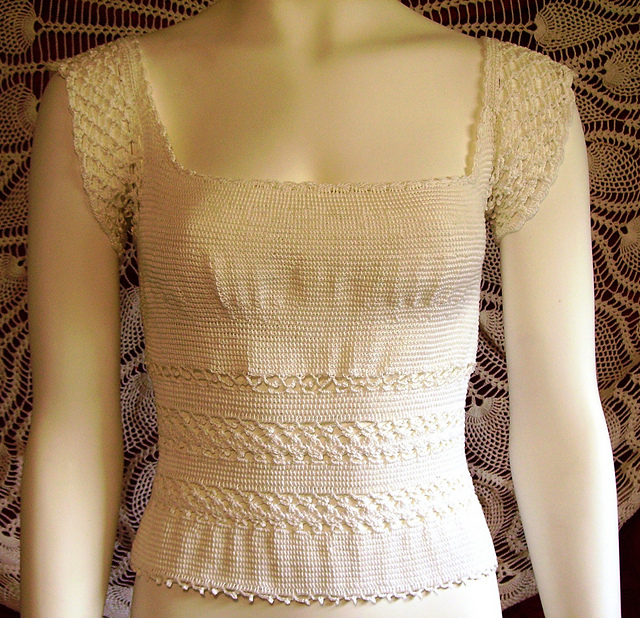 White Tunisian and Lace