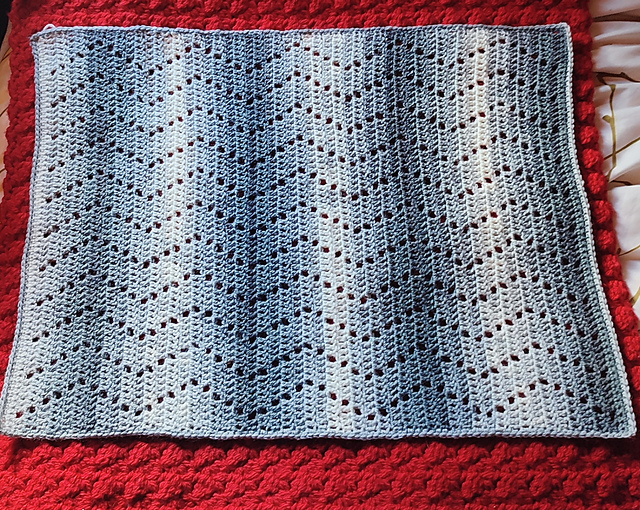 ZigZag Filet dishtowel chart