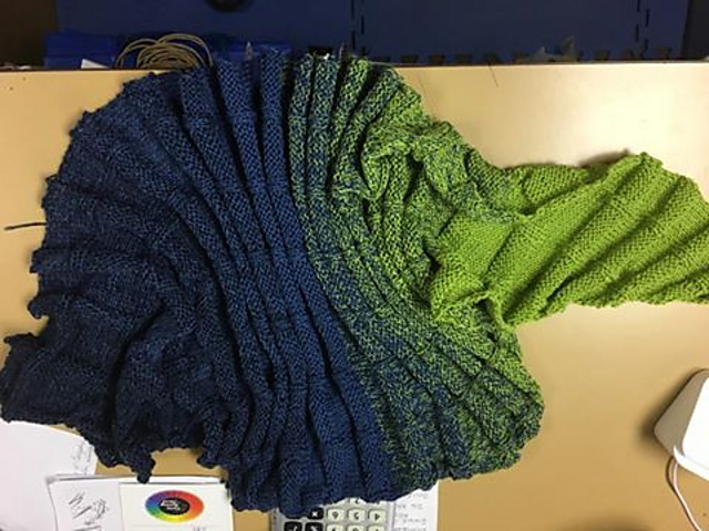 Transitions Boxed Rib T scarf