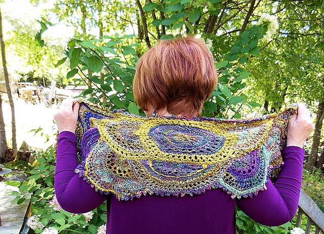 Winter Garden Shawlette