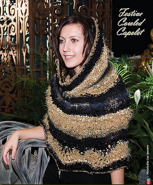 Festive Cowled Capelet