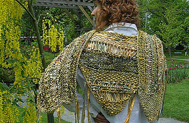 Golden Blossoms Wrap