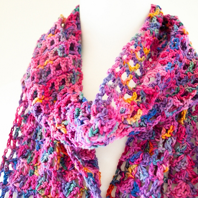 Stashbusting Lace Scarf