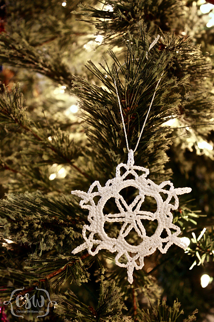 Snowflake Christmas Ornament