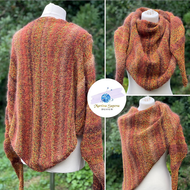 Easy Autumn Shawl