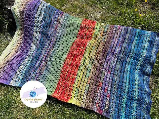 Colorful Kaleidoscope Blanket