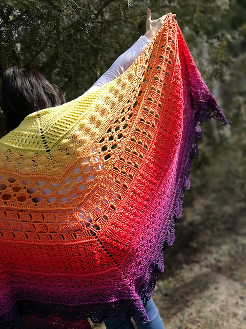 Angel Wings Oversize Shawl