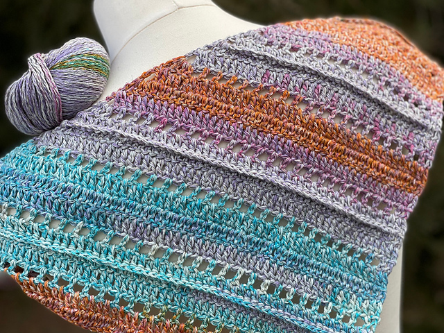Graciela Asymmetric Shawl