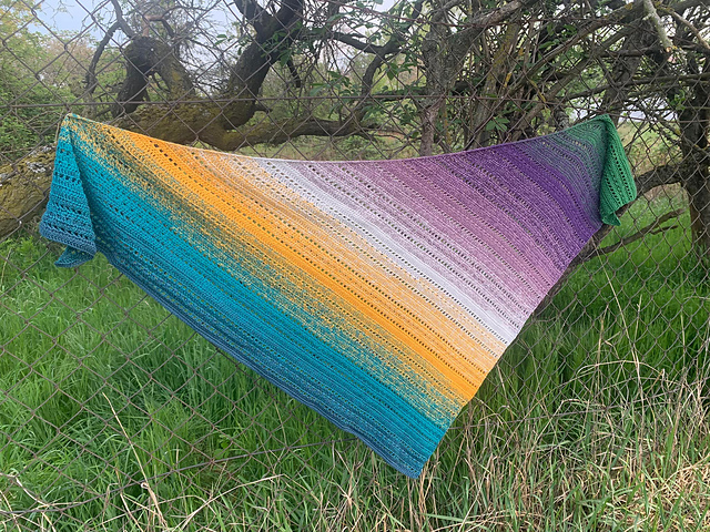 Madison Asymmetric Shawl