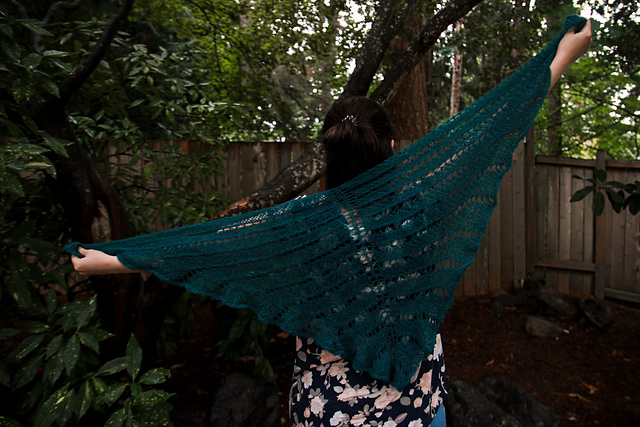 Summer's Twilight Shawl