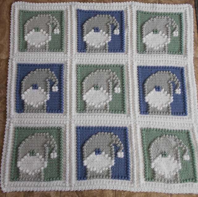 Ravelry Bedtime Gnome blanket pattern by Jody Pyott