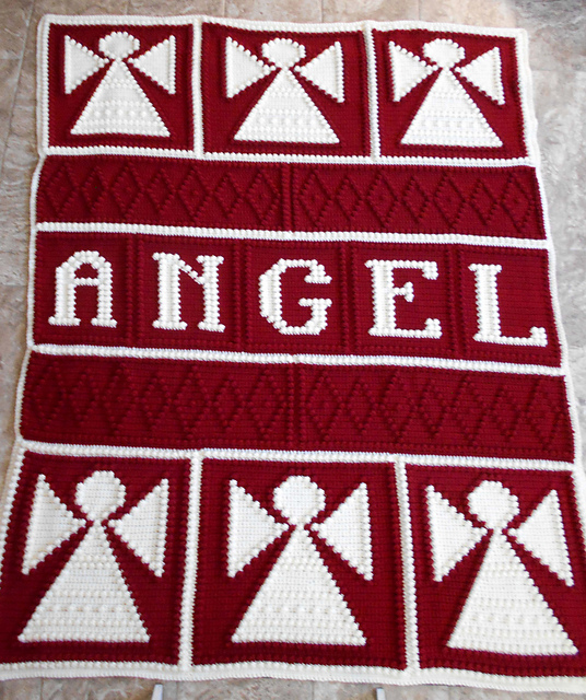 Ravelry ANGEL blanket pattern by Jody Pyott