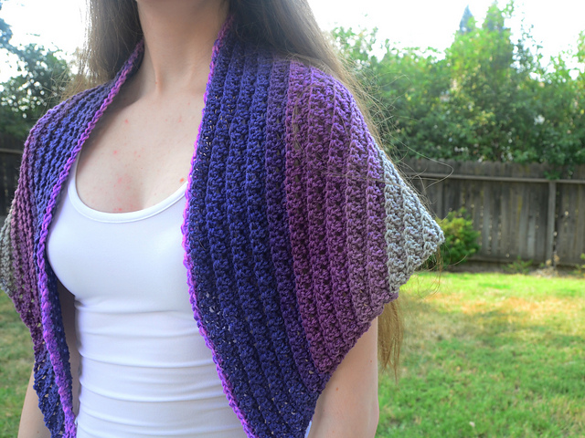 Autumn Sunset Shawl