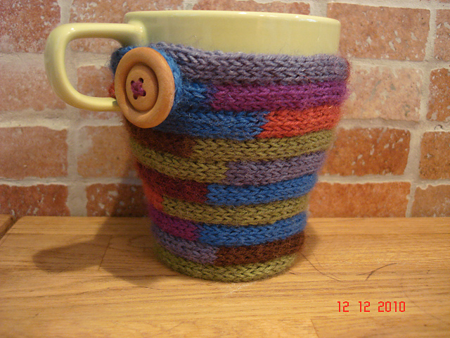 I-cord mug cozy