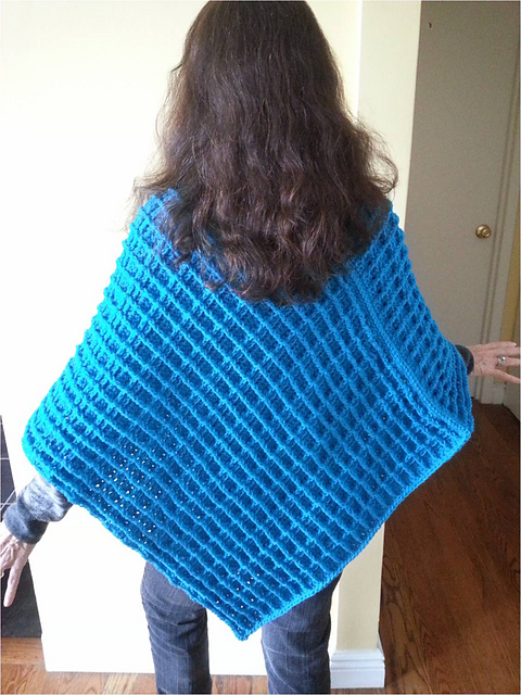 Big Textured Poncho