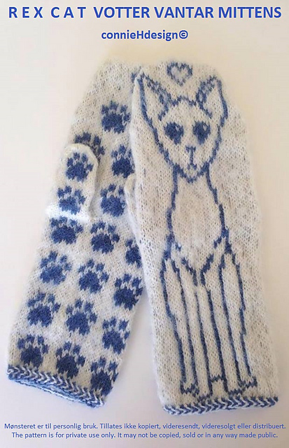 Cat Rex Mittens