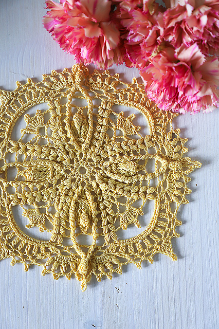 Goldfish doily