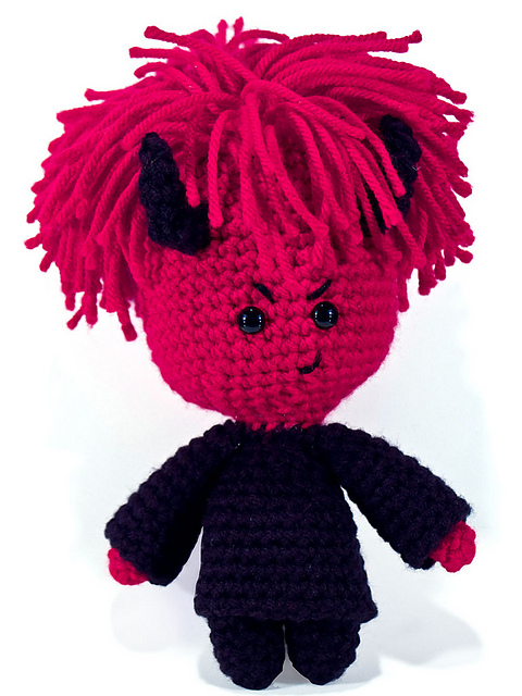 Nicky Oldman (Little Devil Amigurumi pattern)